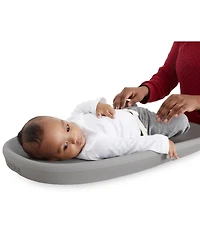Evolur Eva Baby Changing Pad, Soft, Breathable and Waterproof, Light Black