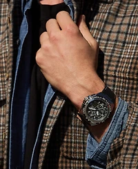Citizen Eco-Drive Men's Chronograph Promaster Skyhawk Leather Strap Watch 46mm