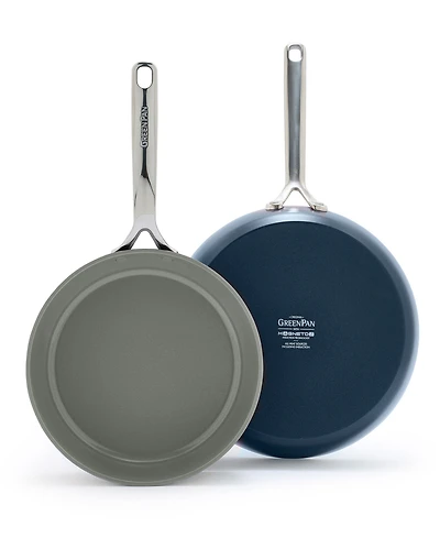 GreenPan GP5 Hard Anodized Healthy Ceramic Nonstick 2-Piece Fry pan Set, 9.5" and 11"