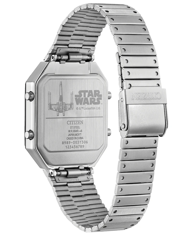 Citizen Men's Star Wars Rebel Pilot Ana-Digi Stainless Steel Bracelet Watch 33mm