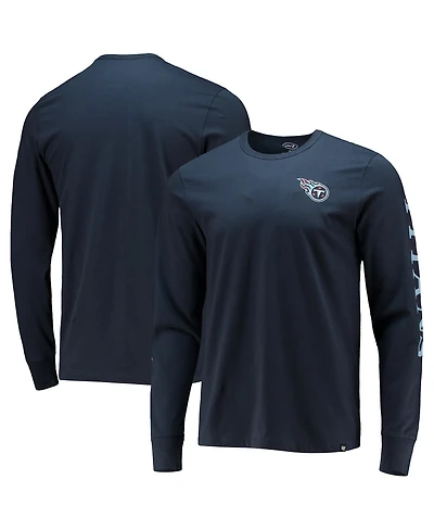 Men's '47 Brand Navy Tennessee Titans Franklin Long Sleeve T-shirt