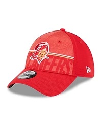 Men's New Era Red Tampa Bay Buccaneers 2023 Nfl Training Camp Throwback 39THIRTY Flex Fit Hat