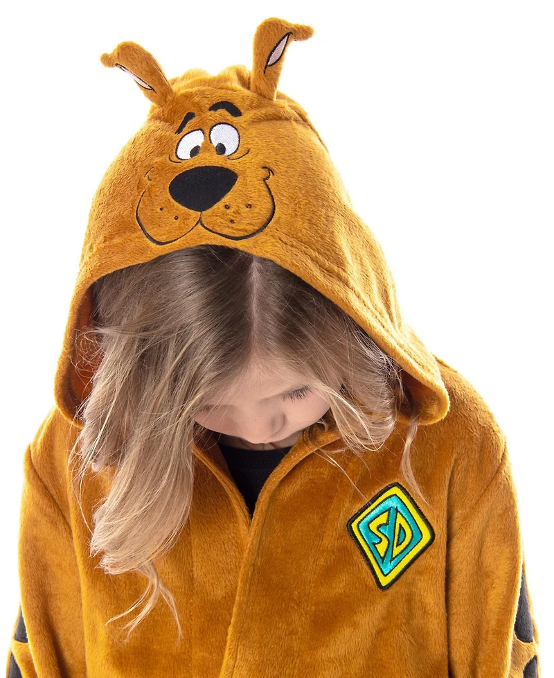 Scooby-Doo Kids Scooby Doo Unisex Am Costume Ultra-Soft Plush Bathrobe Robe