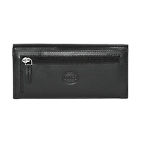 Ladies Leather Expander Clutch Wallet