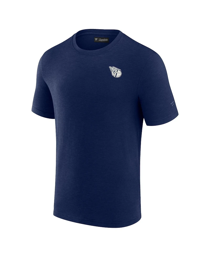 Men's Fanatics Signature Navy Cleveland Guardians Modal Short Sleeve T-shirt