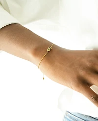 Audrey by Aurate Peridot (3/8 ct. t.w.) & Green Tourmaline (1/3 ct. t.w.) Link Bracelet in Gold Vermeil, Created for Macy's