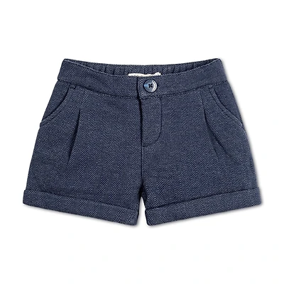 Hope & Henry Big Girls Cuffed Fleece Dress Short