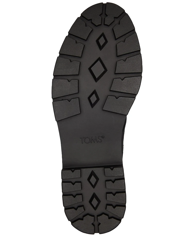 Toms Women's Ionie Lace-Up Lug Sole Combat Boots