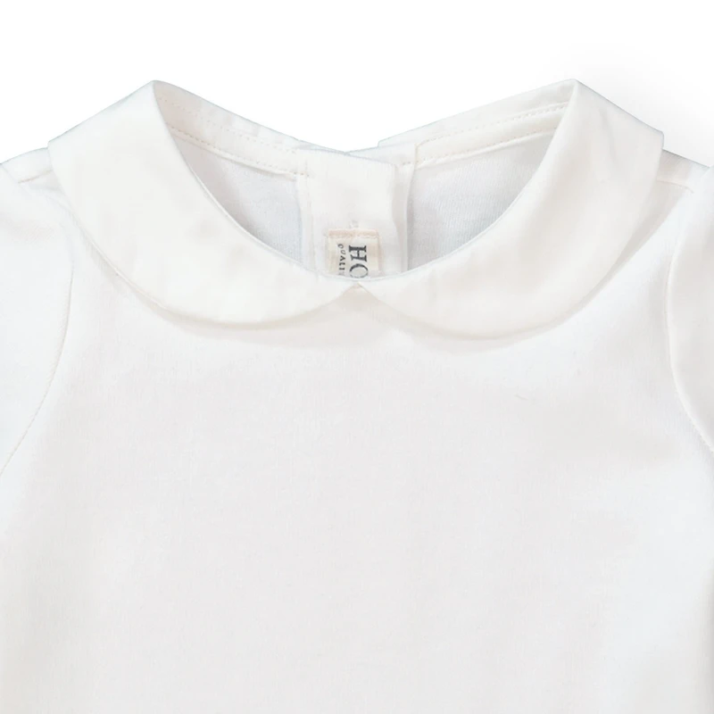 Hope & Henry Baby Boys Peter Pan Collar Bodysuit