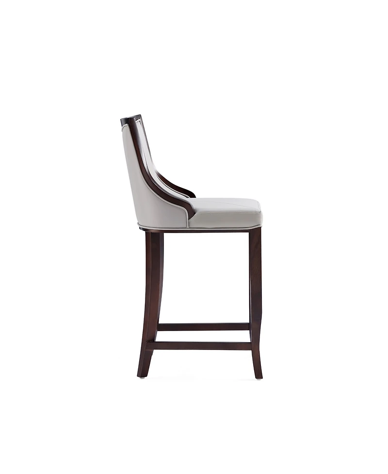 Manhattan Comfort Emperor Leatherette Upholstered Barstool