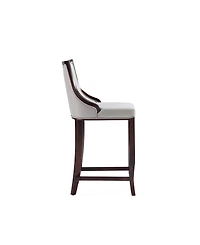 Manhattan Comfort Emperor Leatherette Upholstered Barstool