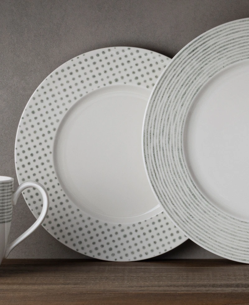 Noritake Hammock "Dots" Rim Salad Plates, Set of 4
