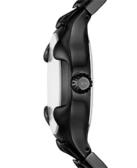 Diesel Men's Vert Quartz Three Hand Date Black Stainless Steel Watch 44mm