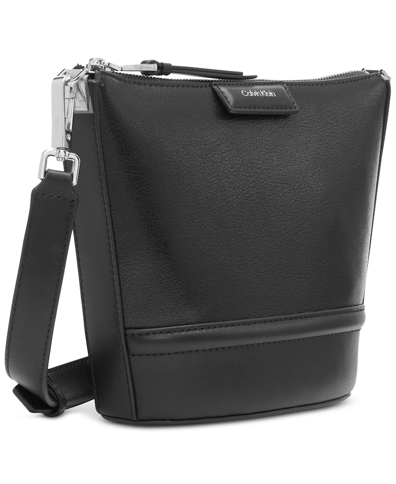 Calvin Klein Ash Adjustable Top Zipper Crossbody