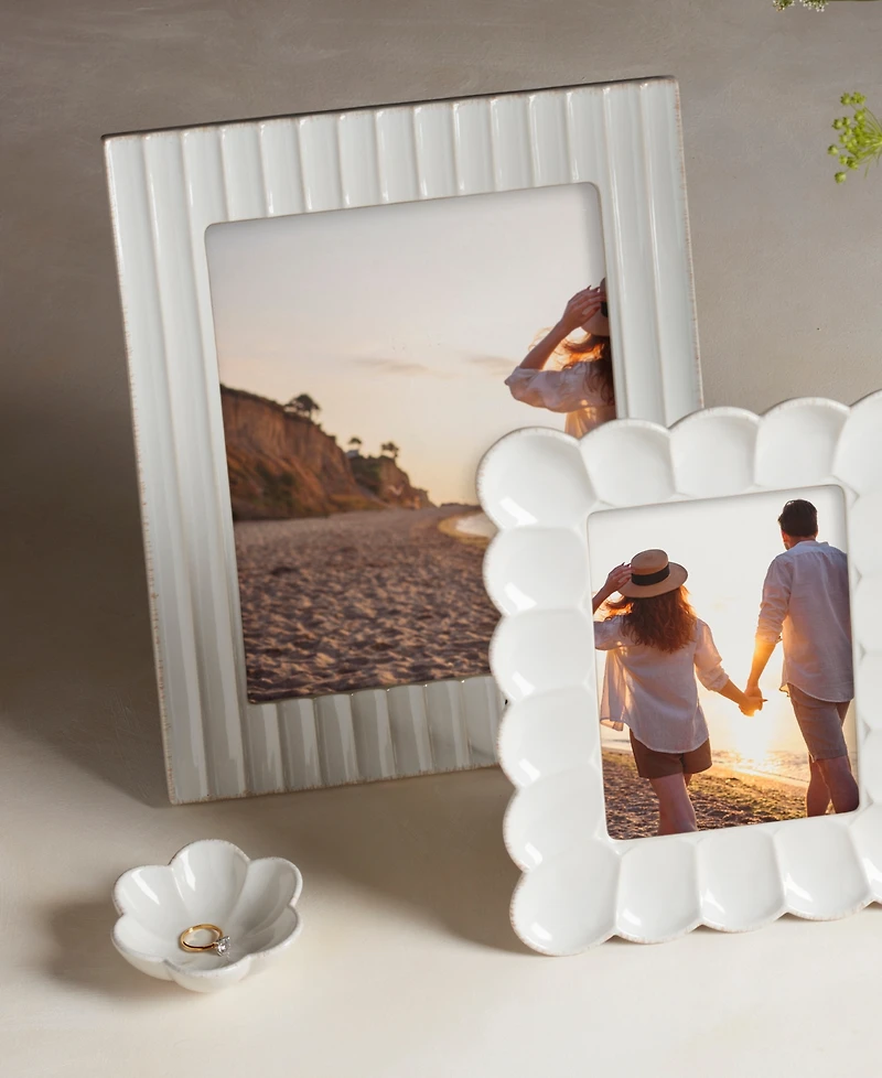 Lenox French Perle Scallop Frame, 8" x 10"