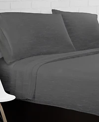 Ella Jayne Soft Heather Jersey Knit 3-Pc. Sheet Set, Twin Xl