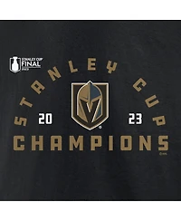 Men's Fanatics Black Vegas Golden Knights 2023 Stanley Cup Champions Jersey Roster T-shirt