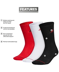 adidas Men's 3-pk. Classic Cushioned Logo Crew Socks