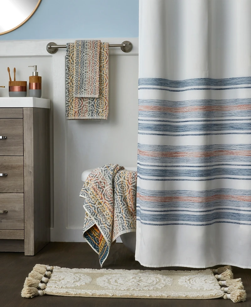 Skl Home Rhapsody Spice Cotton Bath Towel, 50" x 27"
