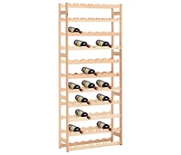 vidaXL Wine Rack for 77 Bottles Pinewood