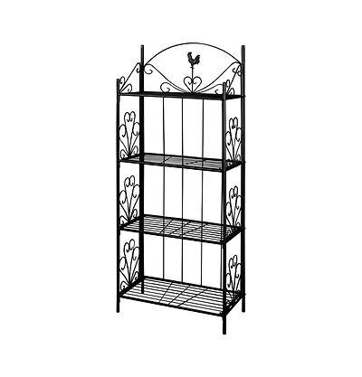 Plant Rack Black Square
