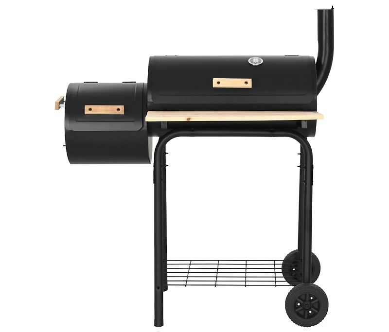 vidaXL Classic Charcoal Bbq Offset Smoker