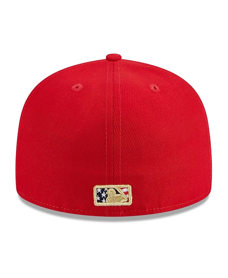Men's New Era Red Chicago White Sox 2023 Fourth of July 59FIFTY Fitted Hat