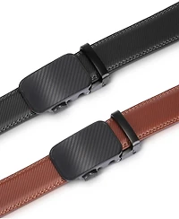 Men's Diagonal Weave 2 Pack Ratchet Belt