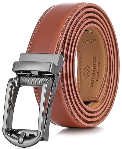 Mio Marino Men's Ballast Leather Linxx Ratchet Belt
