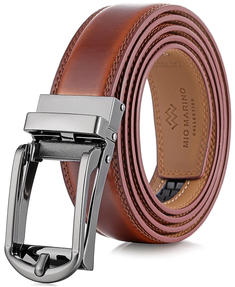 Mio Marino Men's Ballast Leather Linxx Ratchet Belt