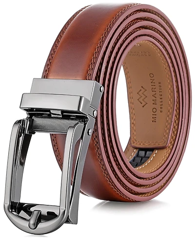 Mio Marino Men's Ballast Leather Linxx Ratchet Belt