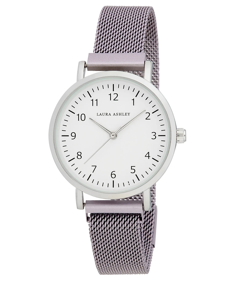 Laura Ashley Women's Quartz Purple Alloy Watch 34mm