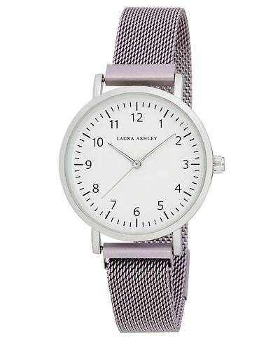 Laura Ashley Women's Quartz Purple Alloy Watch 34mm