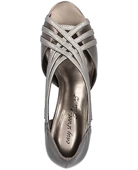 Easy Street Women's Oceana Peep Toe Pumps