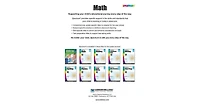 Spectrum Math Workbook, Grade 1 by Spectrum Compiler