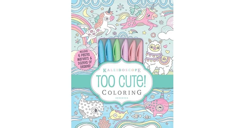 Kaleidoscope- Too Cute Coloring by Editors of Silver Dolphin Books