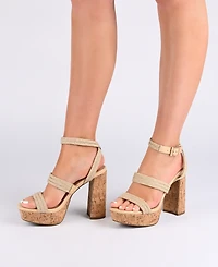Journee Collection Women's Sienne Platform Sandals