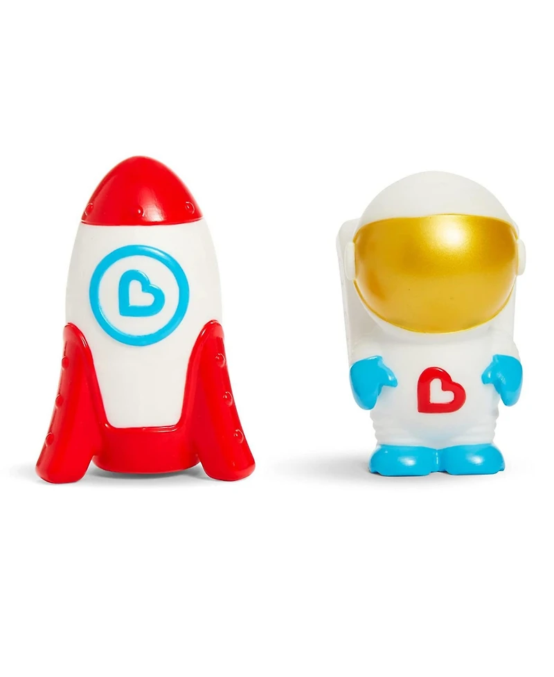 Munchkin Toddler Galaxy Buddies Water Safe Light Up Bath Toy, 2 pack