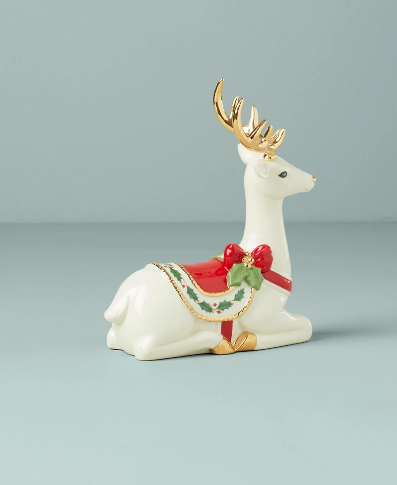 Lenox Laying Reindeer Figurine