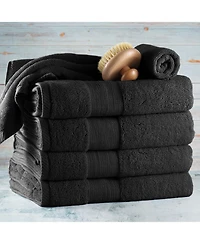 6-Piece Luxury Bath Towel Set - 700 Gsm 100% Combed Cotton, Soft & Absorbent