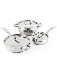 BergHOFF Belly Shape 12pc 18/10 Stainless Steel Cookware Set