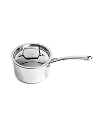 BergHOFF Professional Tri-Ply 18/10 Stainless Steel 8" Saucepan with Ss Lid, 3.3qt.