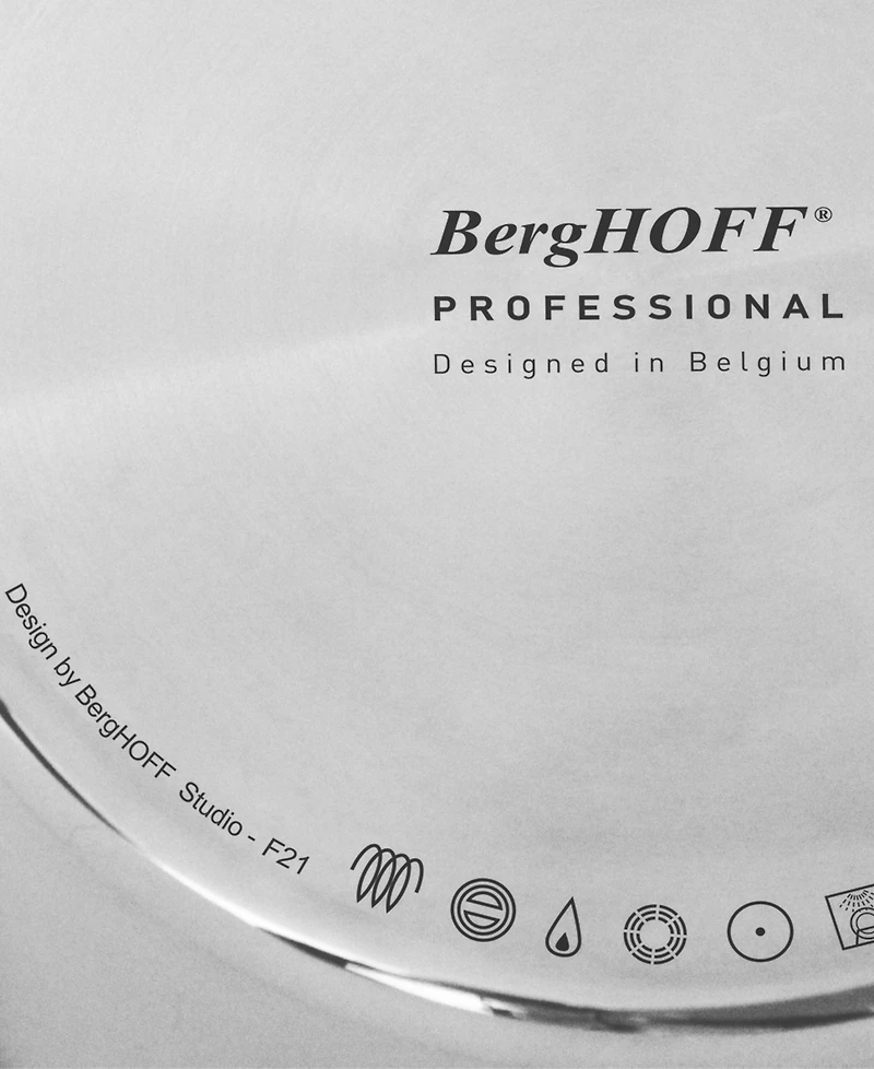 BergHOFF Professional Tri-Ply 18/10 Stainless Steel 9.5" Stockpot with Ss Lid, 8qt.