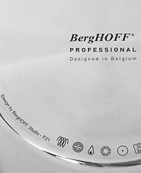 BergHOFF Professional Tri-Ply 18/10 Stainless Steel 9.5" Stockpot with Ss Lid, 8qt.