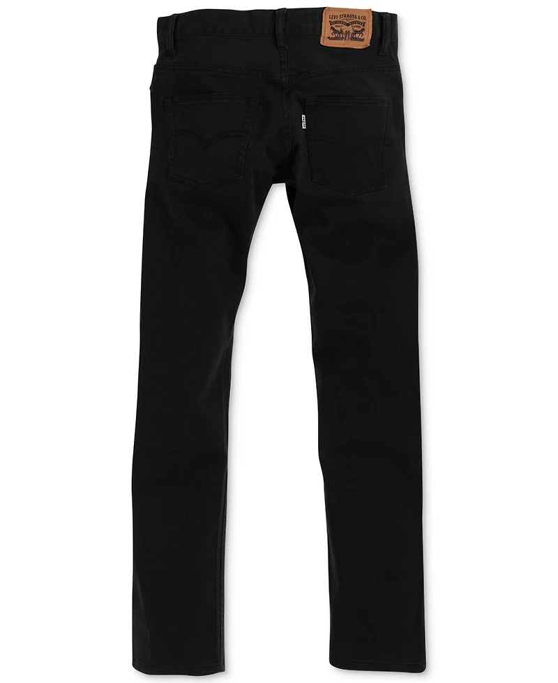 Levi's Big Boys 511 Slim Fit 5-Pocket Sueded Pants