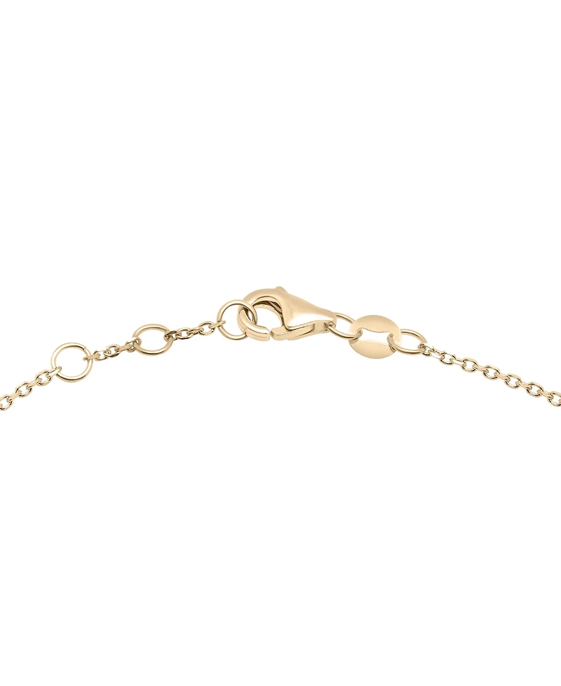 Wrapped Diamond Bar Bracelet (1/10 ct. t.w.) in 14k Gold, Created for Macy's