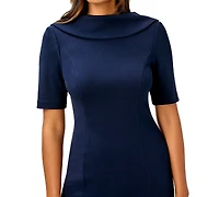 Adrianna Papell Women's Short-Sleeve Sheath Dress