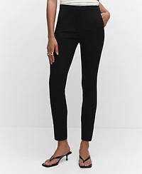 Mango Women's Crop Skinny Trousers