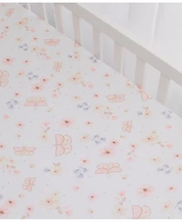 Living Textiles Baby Girls Cotton Jersey Crib Sheet