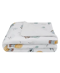 Living Textiles Baby Boys Jersey Sherpa Blanket